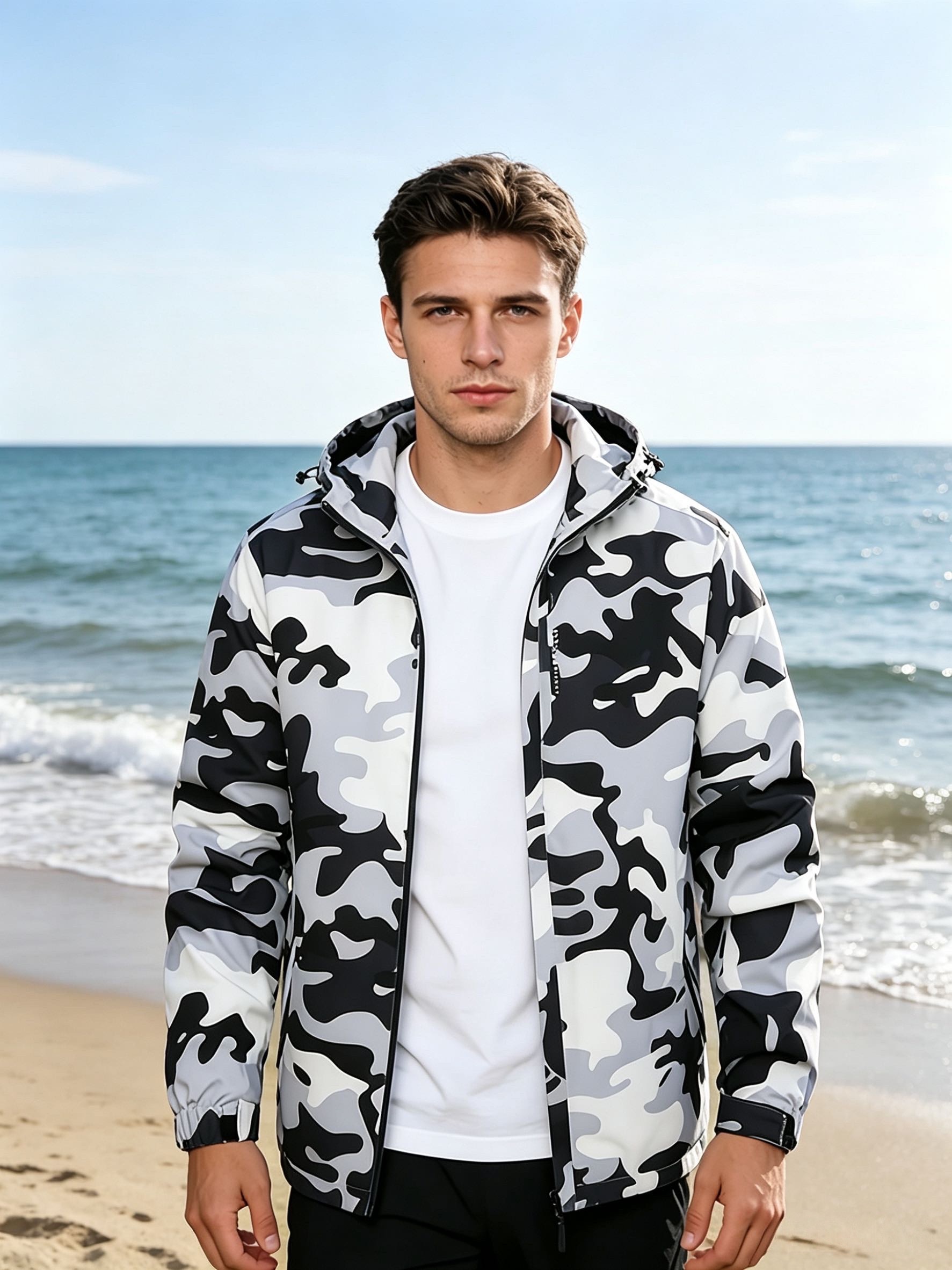 Cycling Commute Jacket - Men's Loose‑Fit Fall And Winter Jacket,