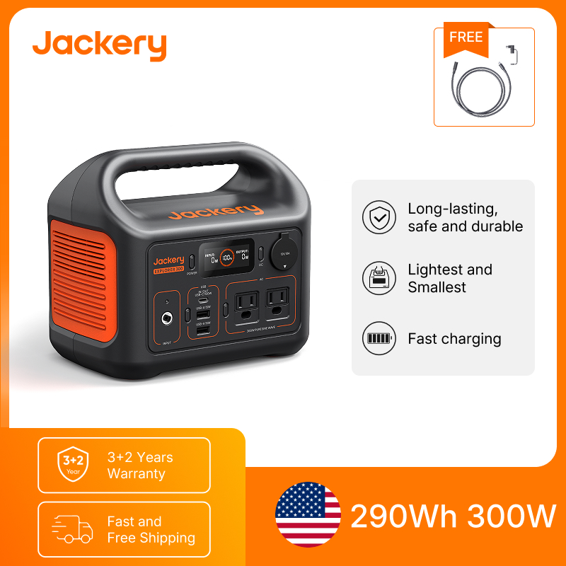 Usb Charger Dynamo - Jackery Portable Power Station Explorer 300New