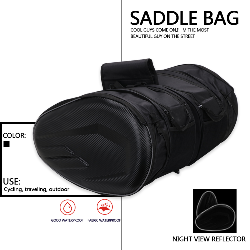 Motorcycles Bag Rear Seat Side - Panniers Waterproof Rear recension och pris