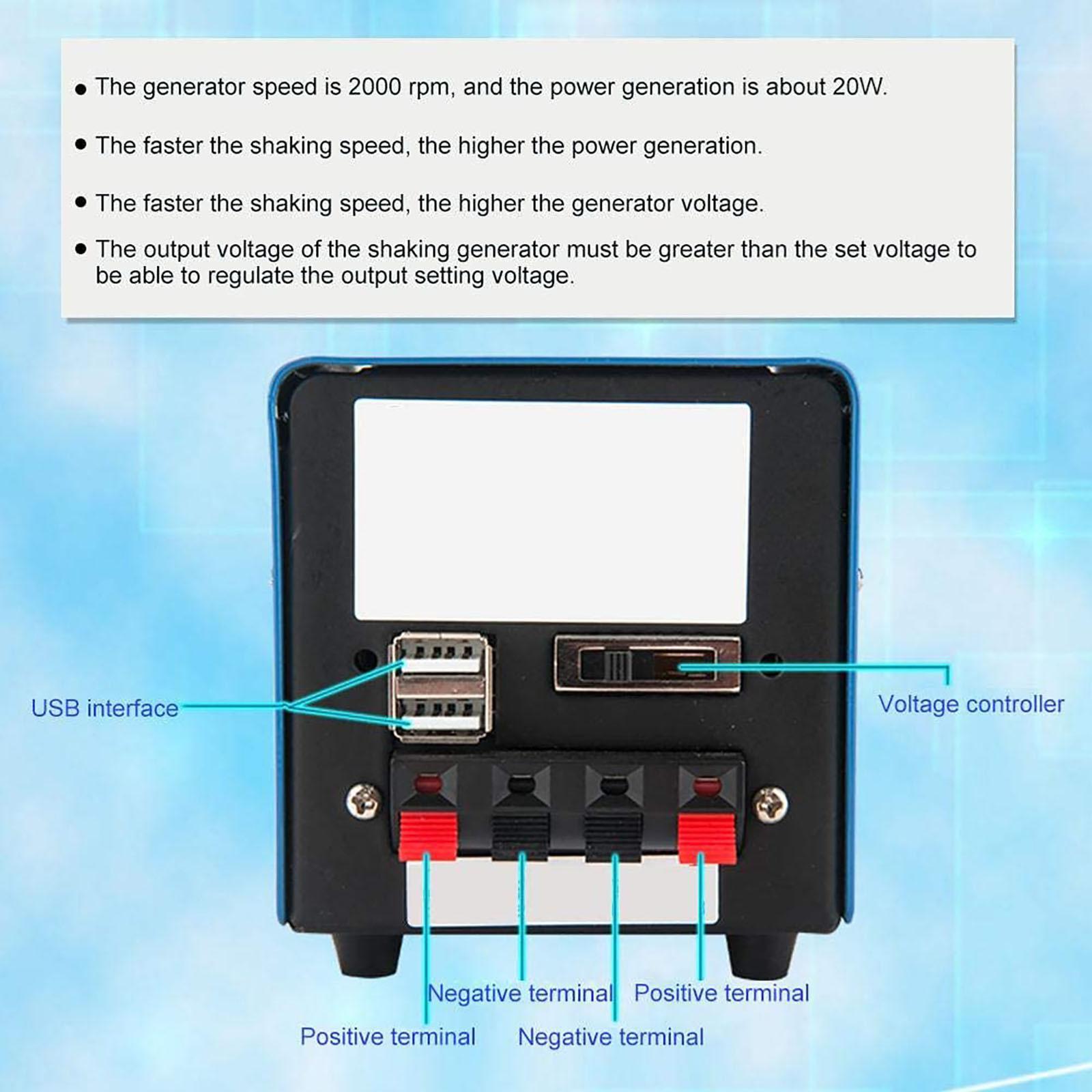 Household Hand Crank Generator - Usb Charger Dynamo recension och pris