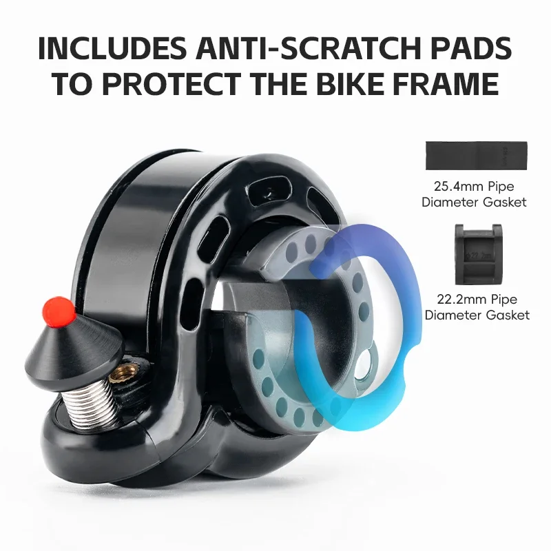ROCKBROS Bike Bell Cycling Lou - Bell Handlebar Ring recension och pris