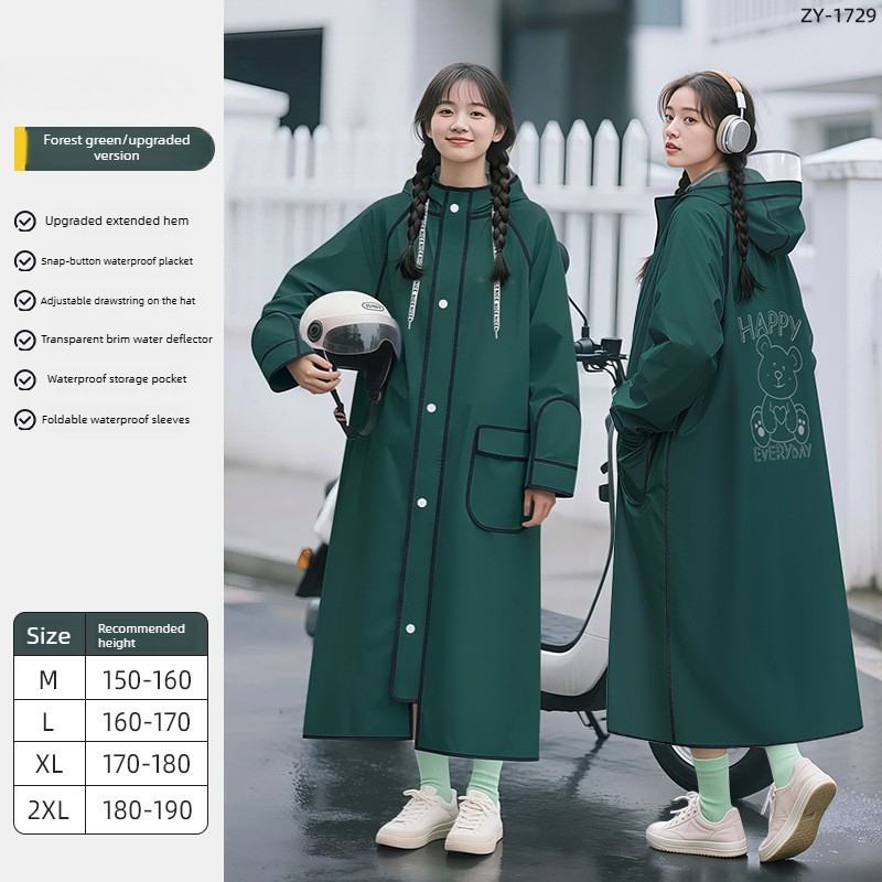 Full Body EVA Waterproof Rain  - Cycling Commute In Rain recension och pris