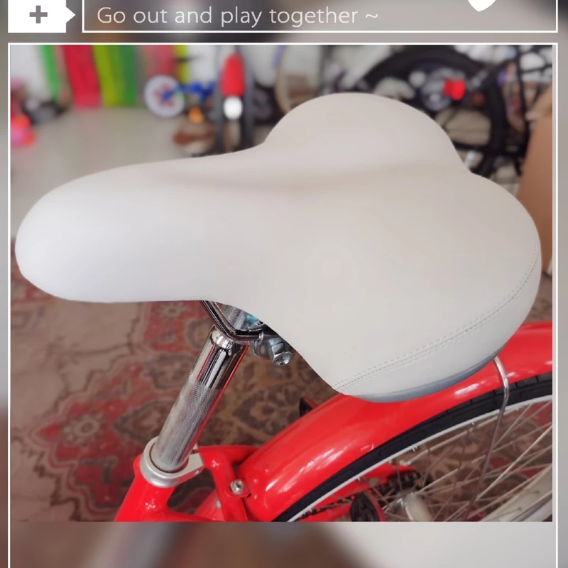 Bicycle Saddle White Color Wit - Cycling In City recension och pris