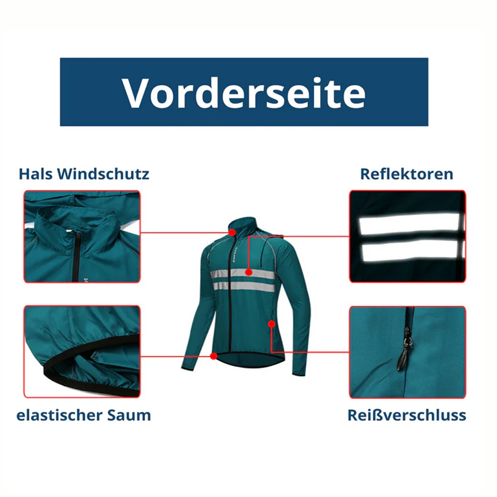 Men's Waterproof Cycling Jacke - Cycling Commuter Jacket recension och pris