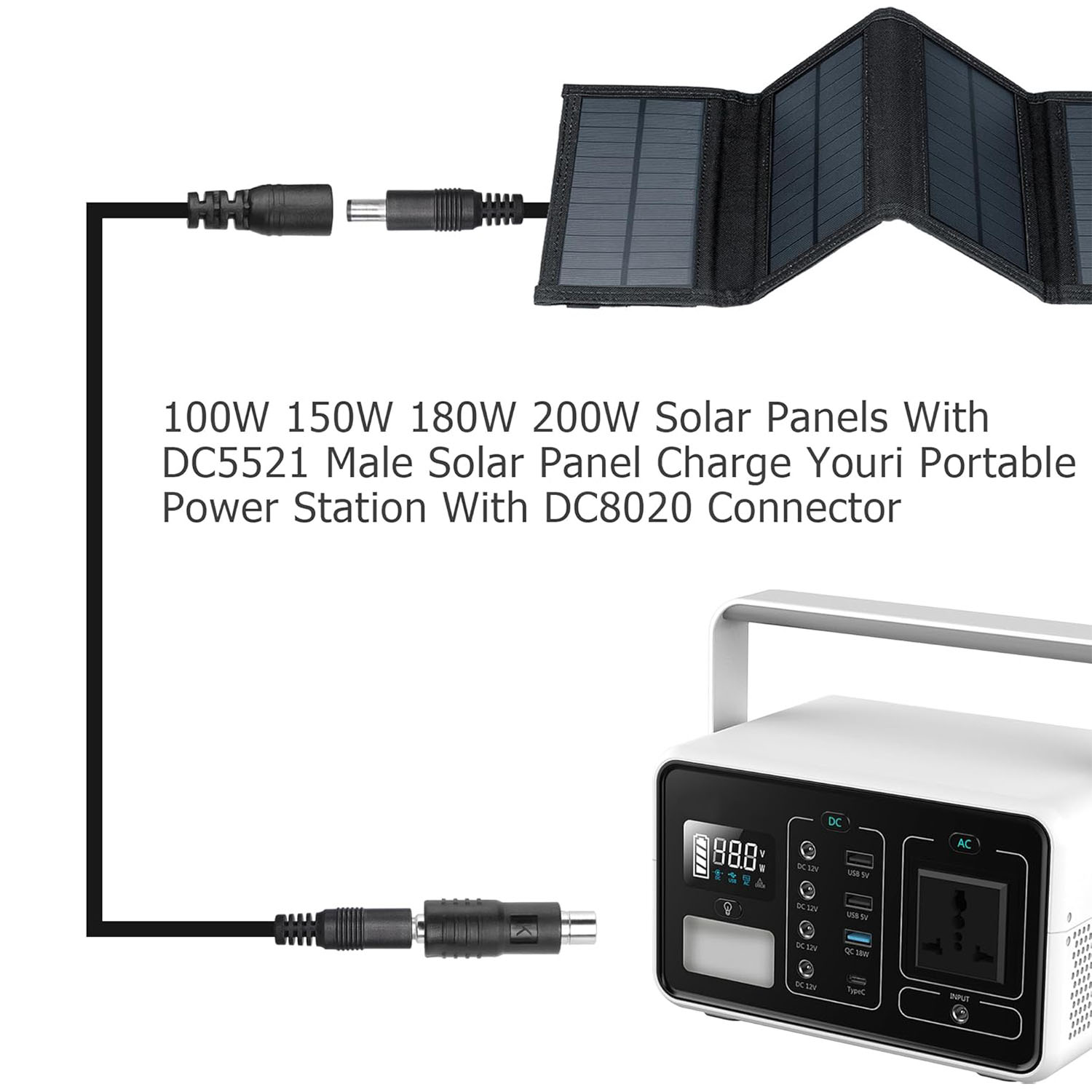 DC Power 5.5mm X 2.1mm Female  - Usb Charger Dynamo recension och pris