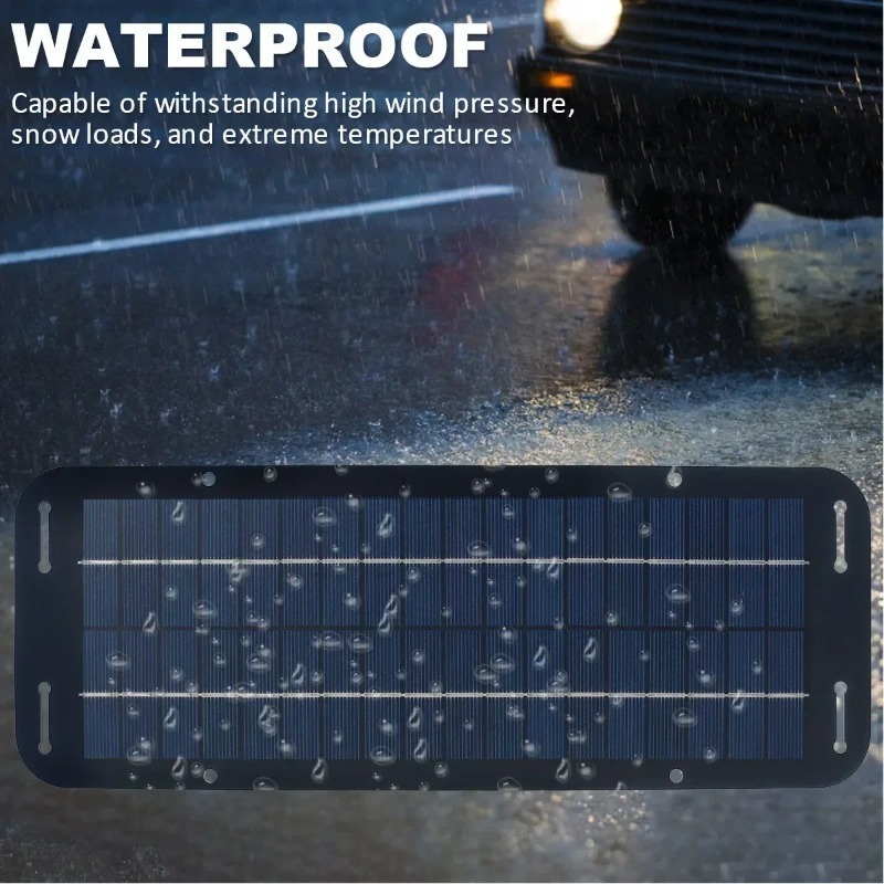 12V Solar Panel Kit IP65 Water - Usb Charger Dynamo recension och pris