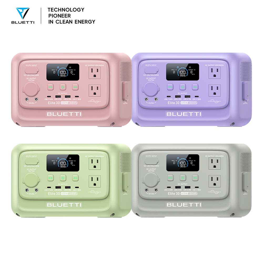 【Renew】BLUETTI Elite 30 V2 Por - Usb Charger Dynamo recension och pris