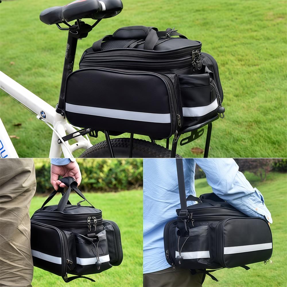 Bike Rear Rack Bag Bicycle Tru - Cycling Commute In Rain recension och pris