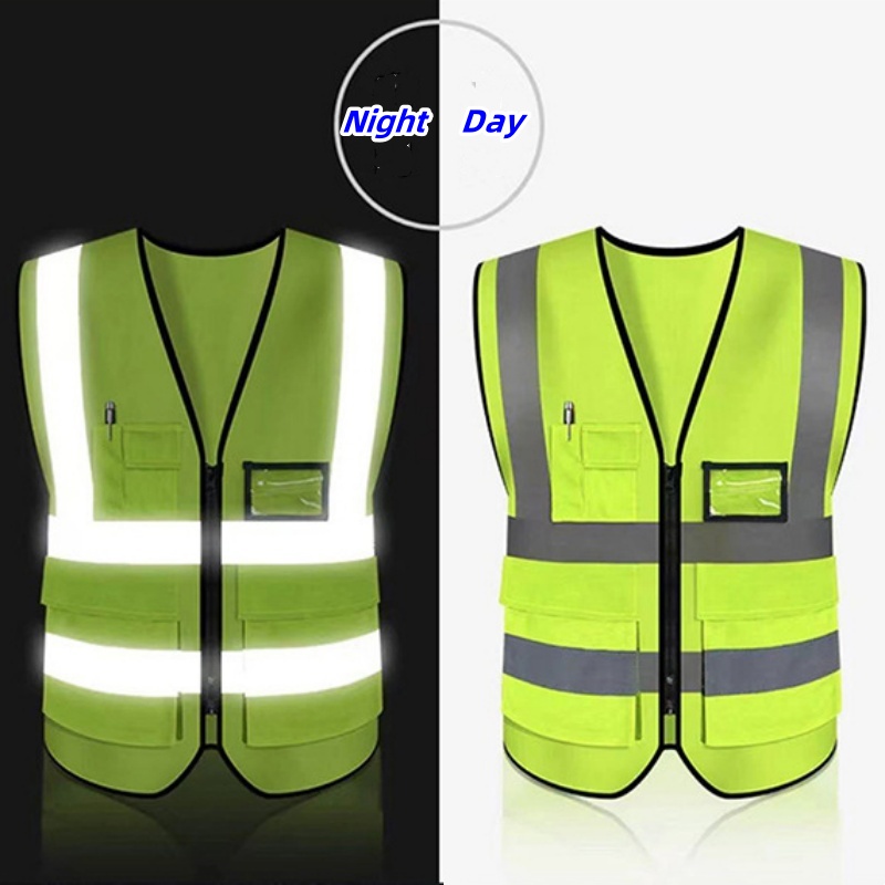 High Visibility Night Safety R - Cycling Commuter Jacket recension och pris