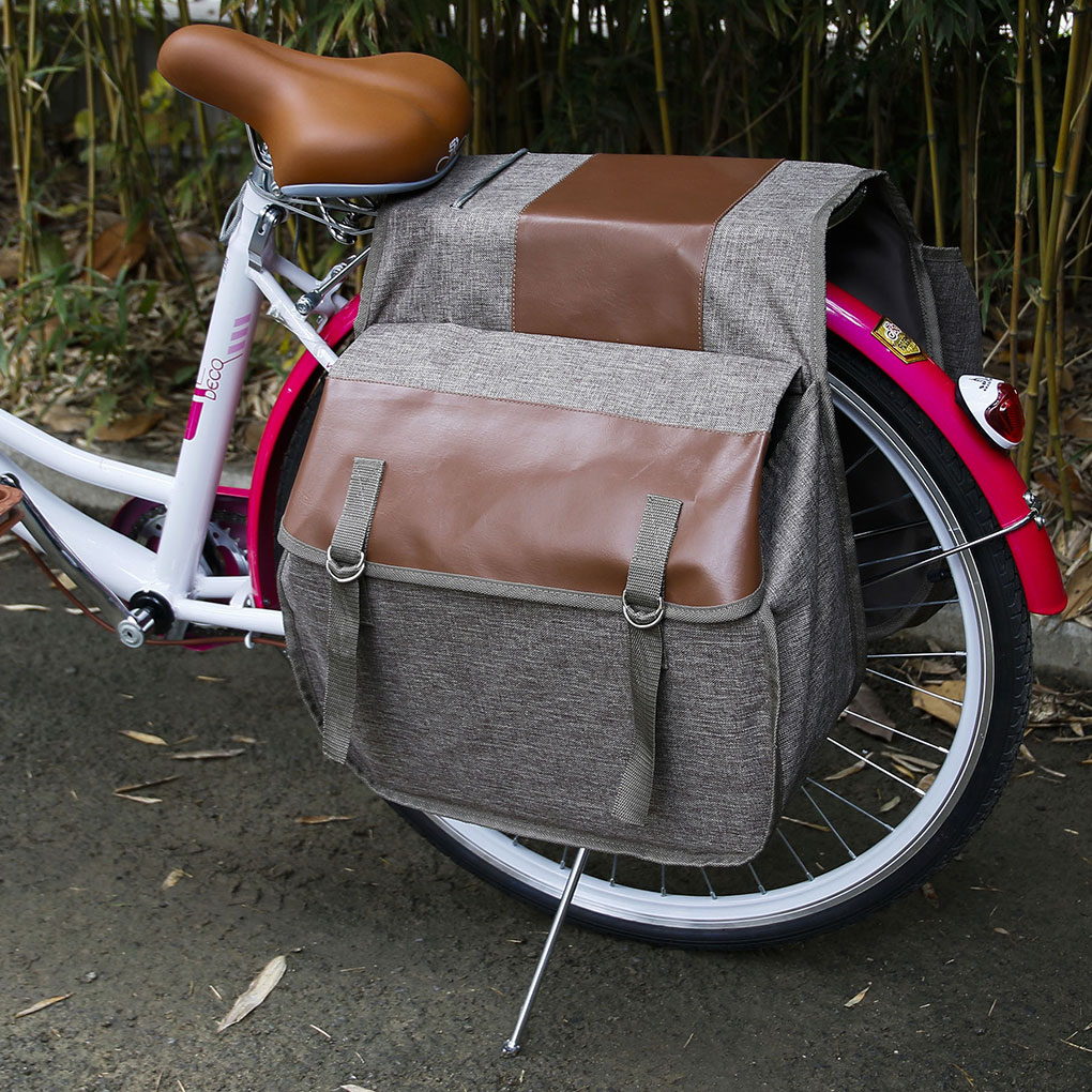 30L Rear Rack Bag Bike Canvas  - Panniers Waterproof Rear recension och pris