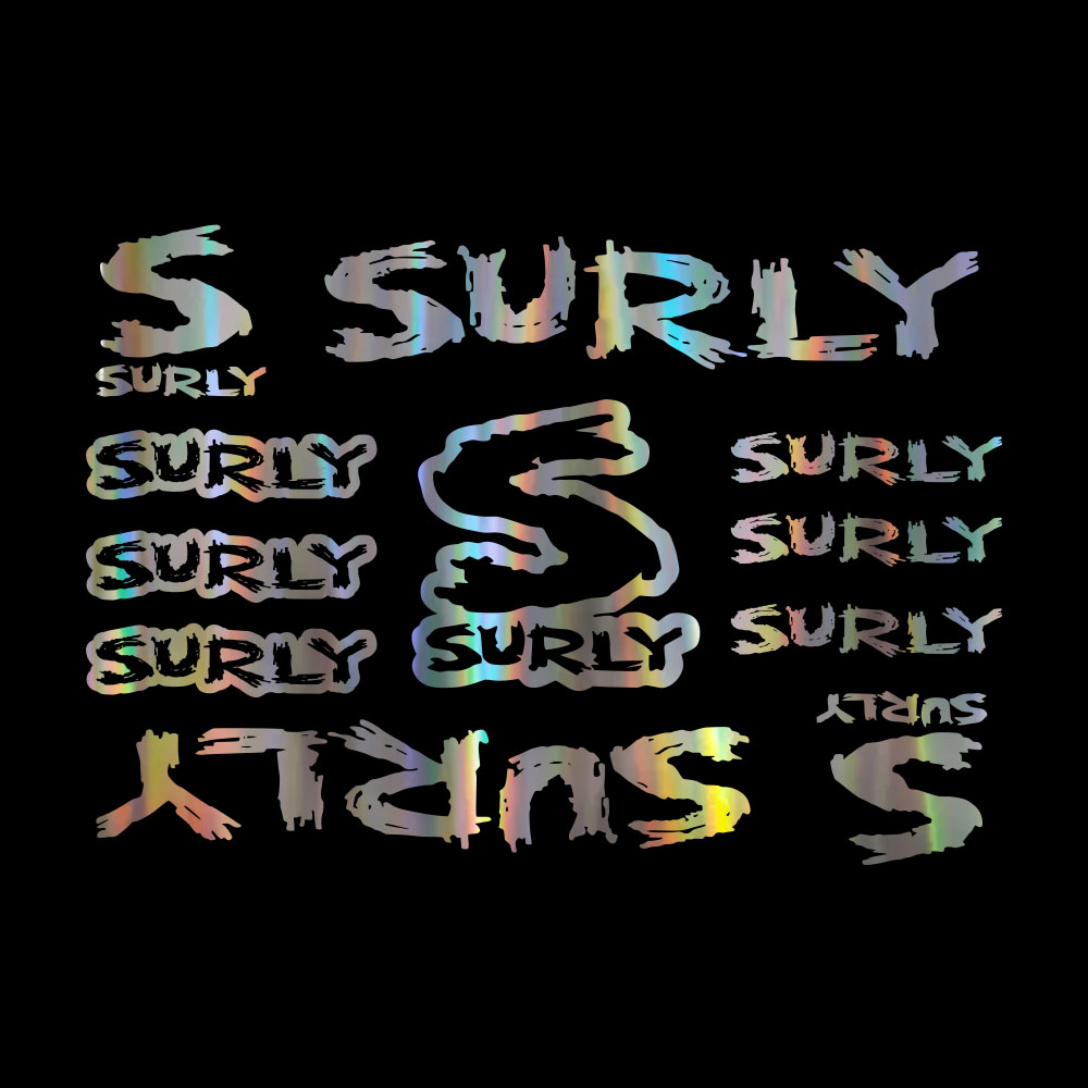 11Pcs Surly Bicycle Frame Stic - Cycling Quote recension och pris