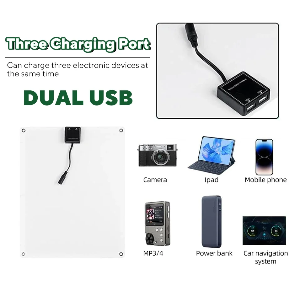 1000W Solar Panel Kit,12V Sola - Usb Charger Dynamo recension och pris