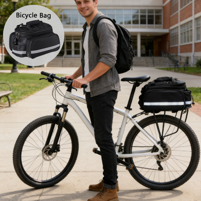 1pcs Bicycle Trunk Bag Bike Re - Cycling Commute In Rain recension och pris