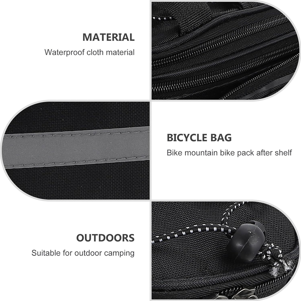 1pcs Bicycle Trunk Bag Bike Re - Cycling Commute In Rain recension och pris