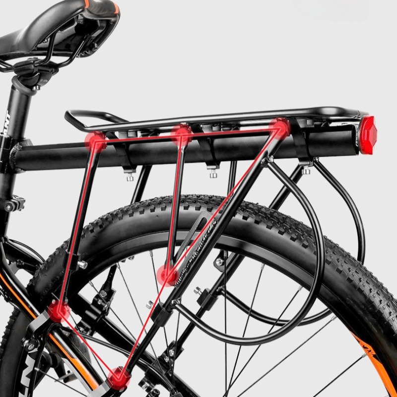 Bike Rear Seat Rack Aluminum A - Cargo Rack Aluminum recension och pris