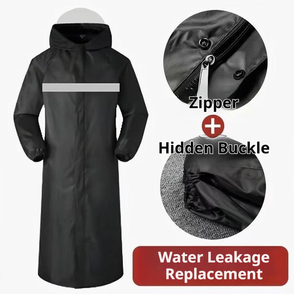 Waterproof Hooded Rain Poncho, - Cycling Commute In Rain recension och pris