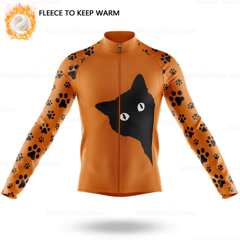 Cartoon Cat Winter Cycling Jer - Cycling Commuter Jacket recension och pris