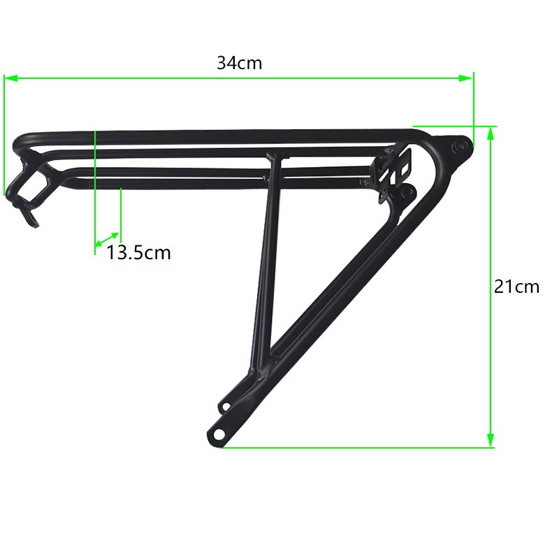 Bicycle Luggage Carrier For Br - Cargo Rack Aluminum recension och pris