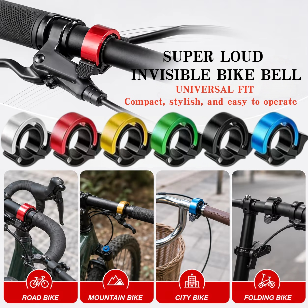 Bicycle Bell MTB Bicycle Horn  - Bell Handlebar Ring recension och pris