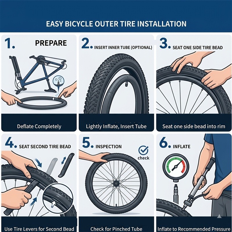2PCS Bicycle Tires 22/24/26 X  - Cycling In City recension och pris